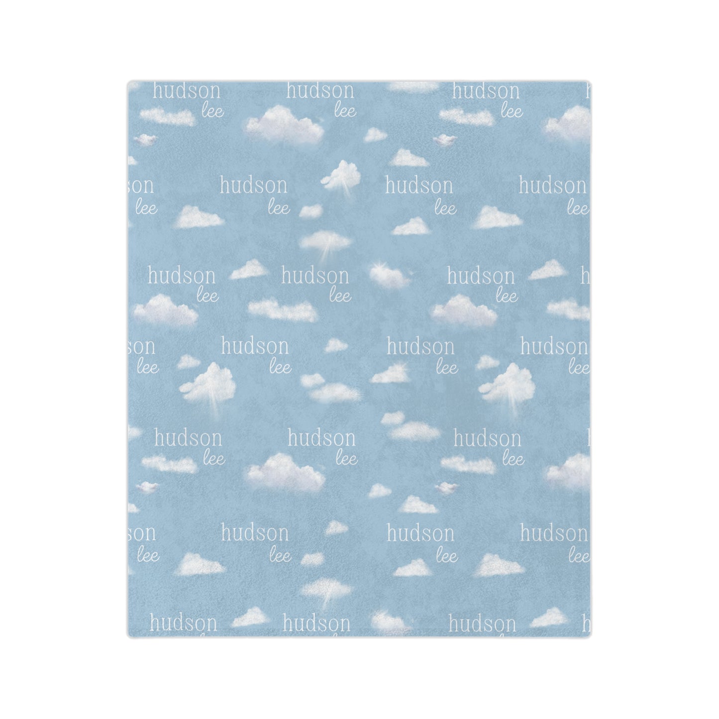 Personalized Blue Sky Blanket