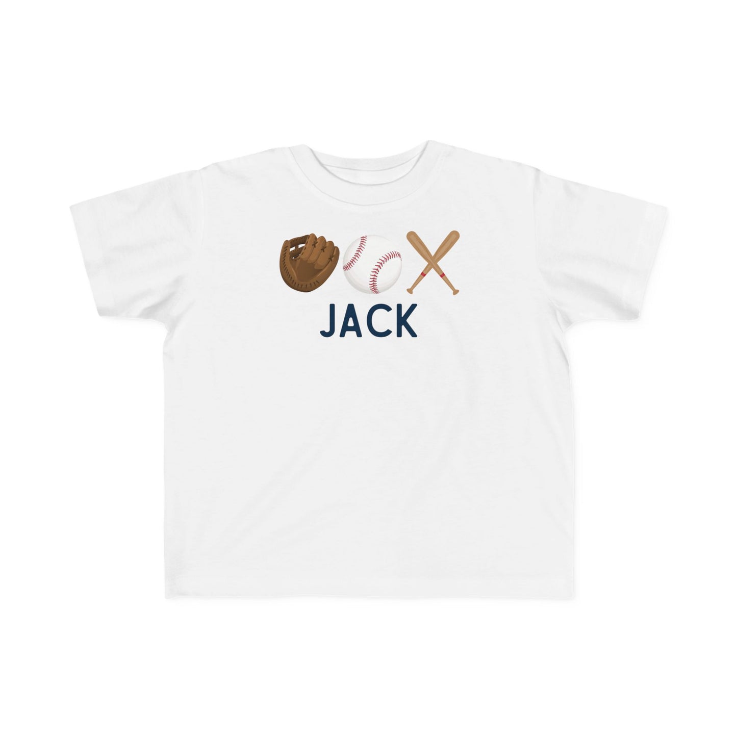 Personalized Baseball Tee - White