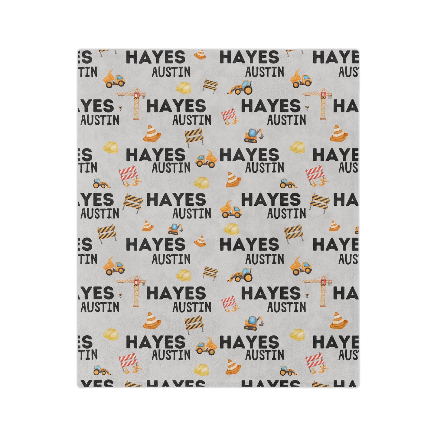 Personalized Construction Blanket