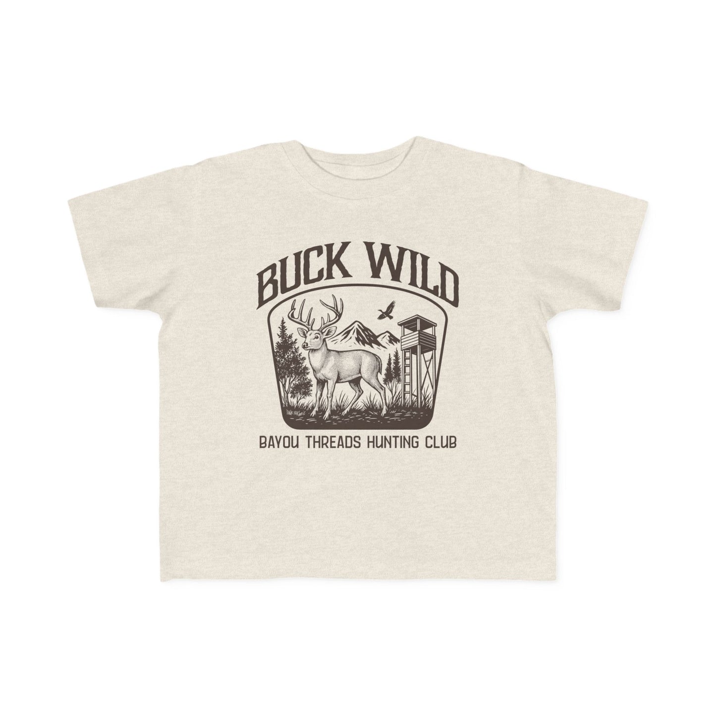 Buck Wild Hunting Tee - Brown/Tan