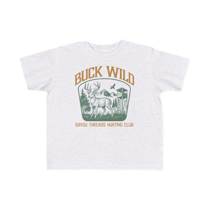 Buck Wild Hunting Tee - Green/Ash