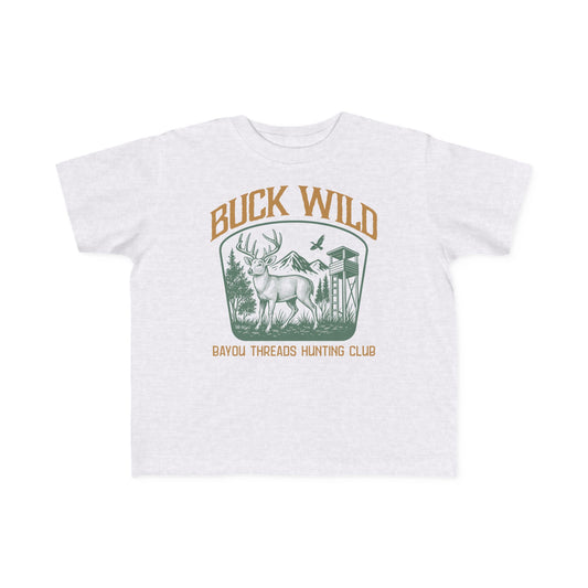 Buck Wild Hunting Tee - Green/Ash