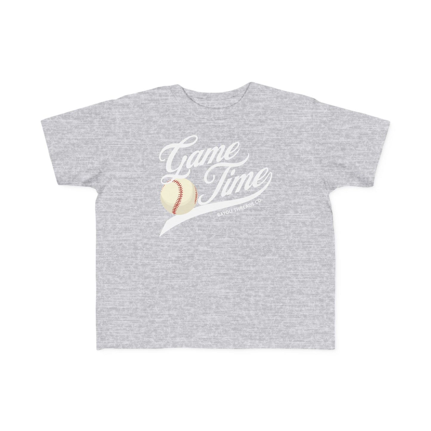 Game Time Baseball Tee - White (multi colors)