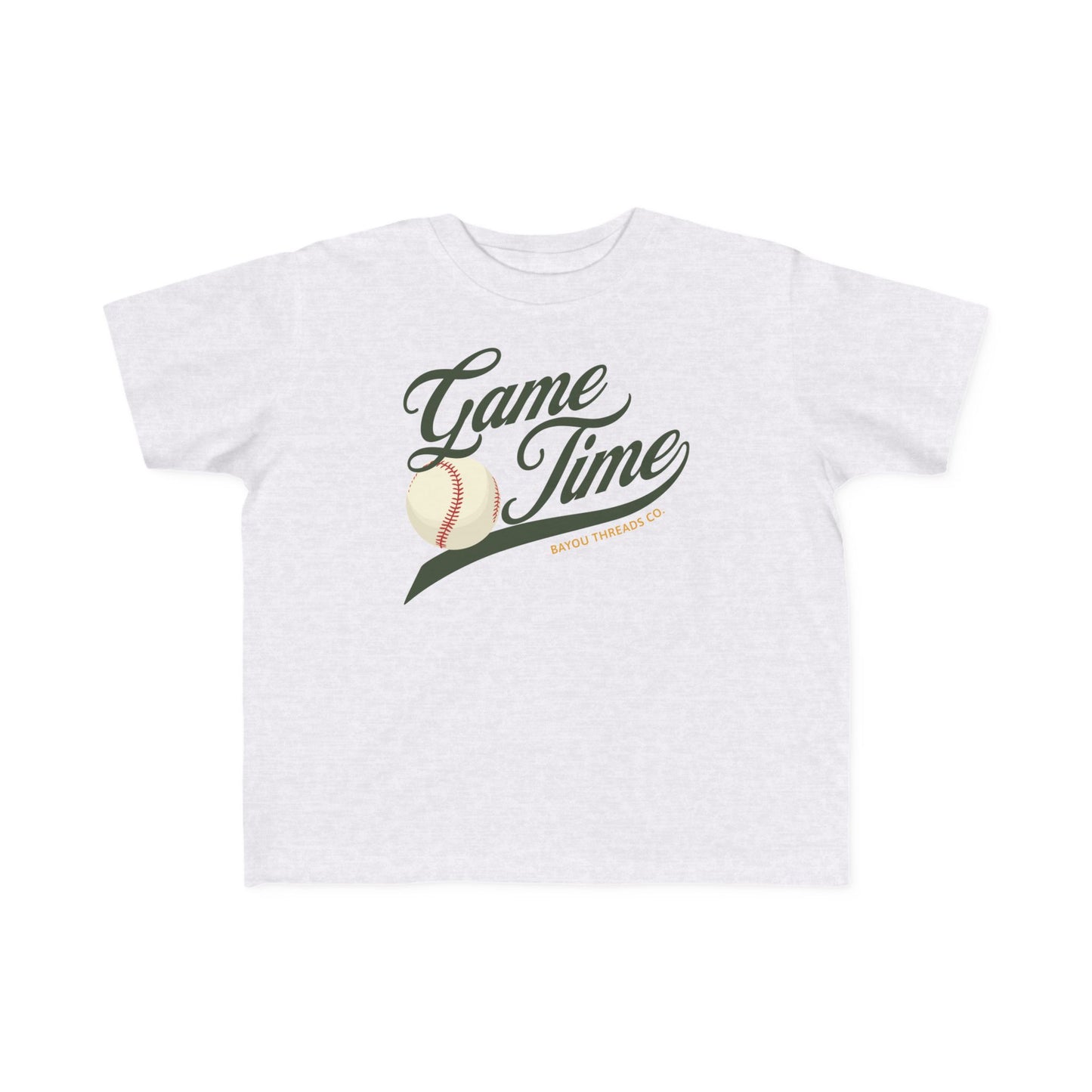 Game Time Baseball Tee - Green/Gold