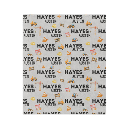 Personalized Construction Blanket