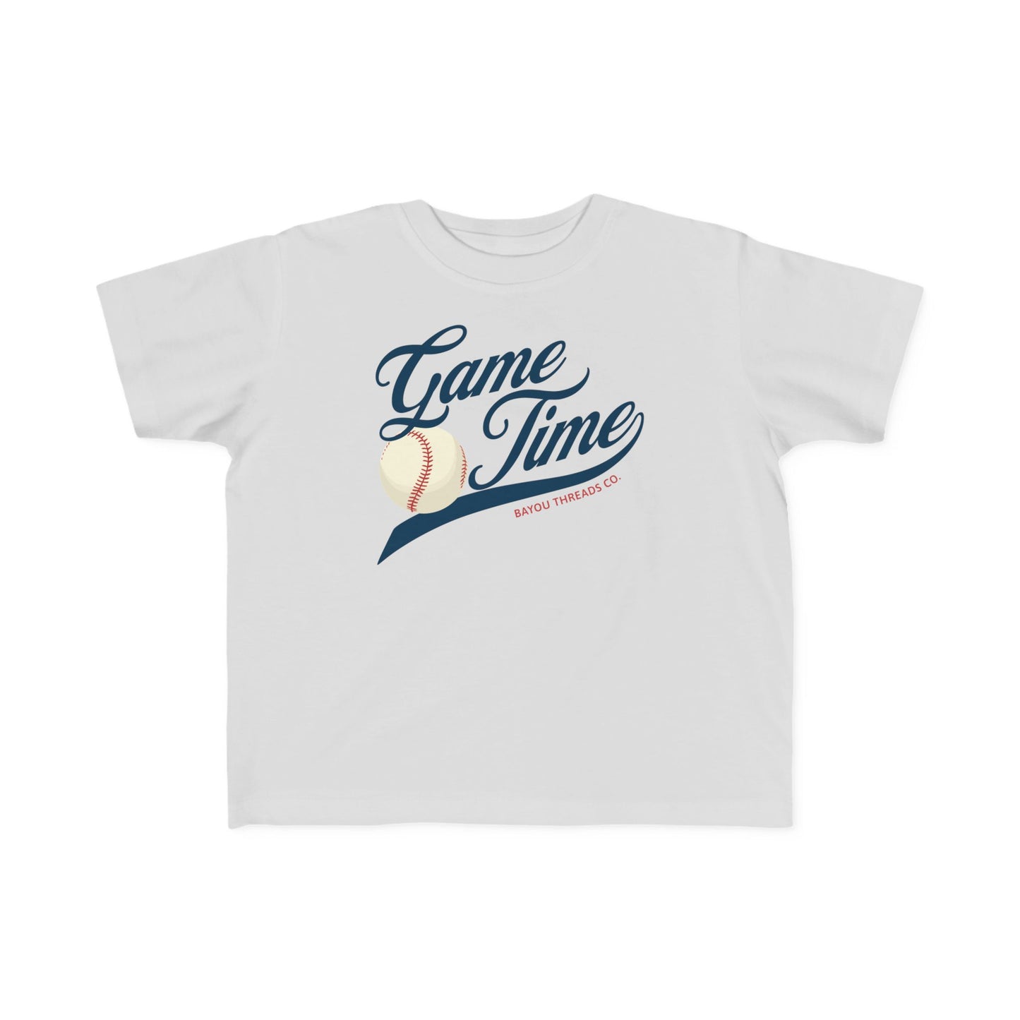 Game Time Baseball Tee - Blue/Red