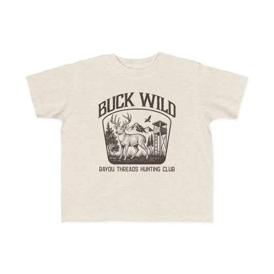 Buck Wild Hunting Tee - Brown/Tan