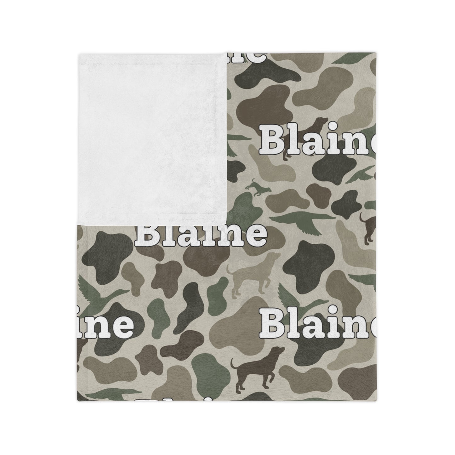 Personalized Blanket - Camouflage
