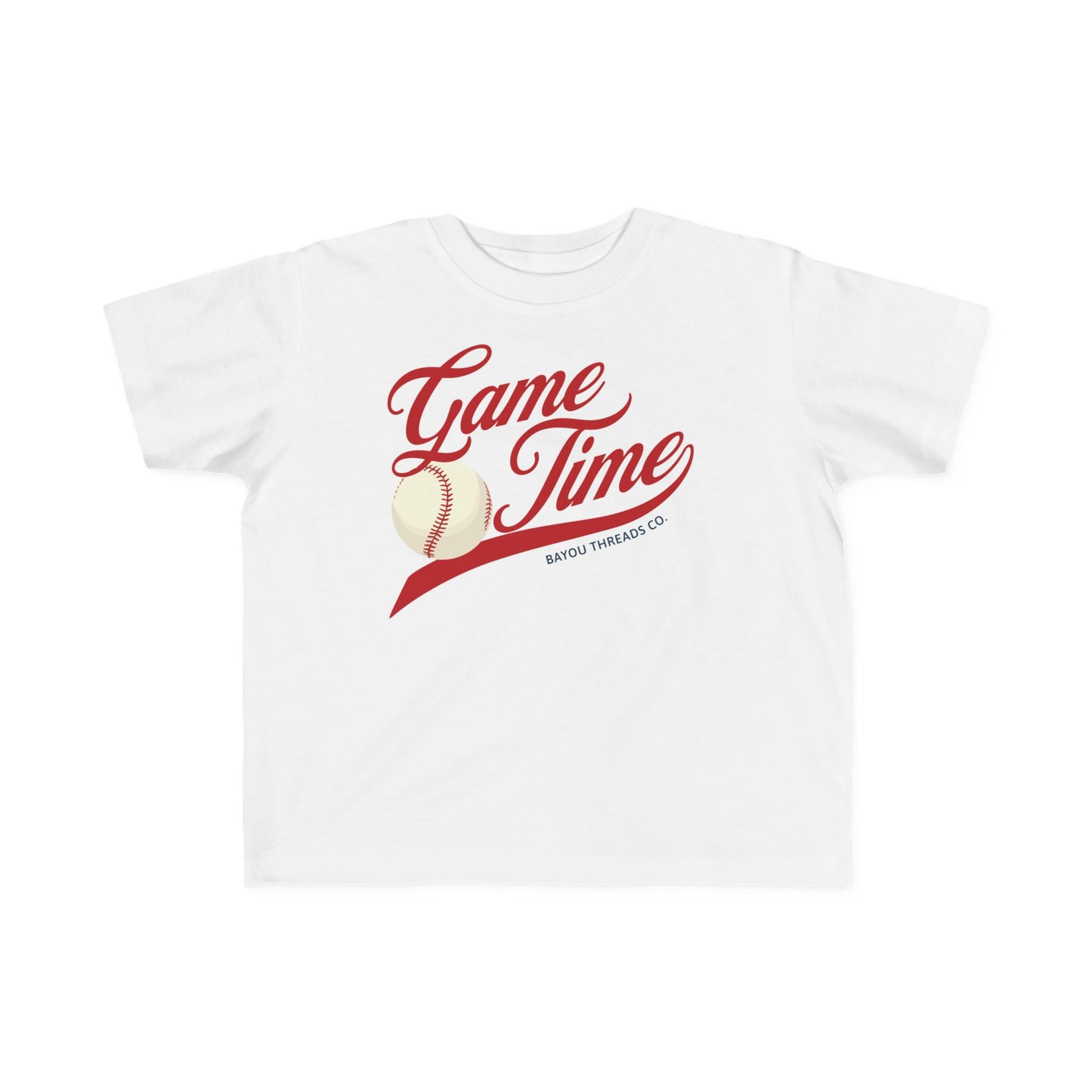 Game Time Baseball Tee - Red/Blue