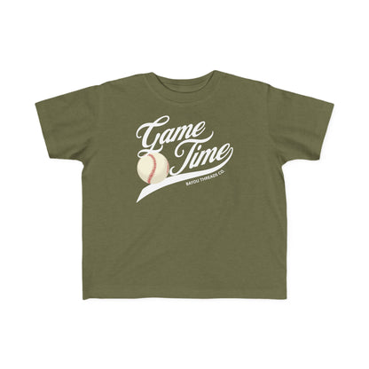 Game Time Baseball Tee - White (multi colors)