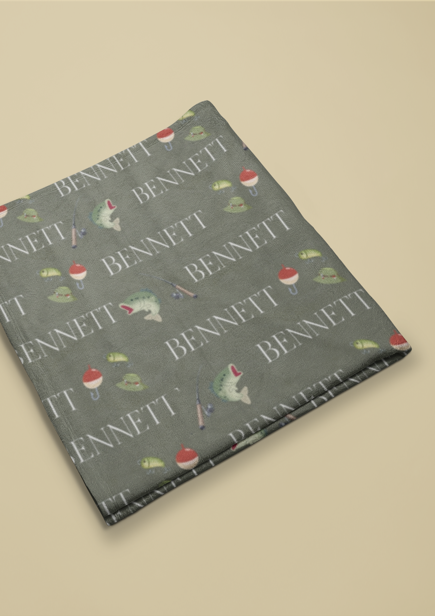 Personalized Fishing Blanket