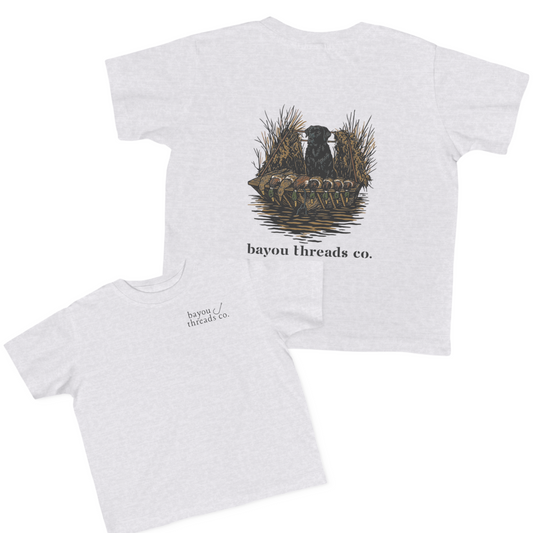 Black Lab and Ducks Hunting Tee
